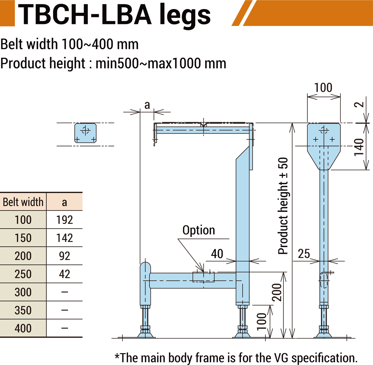 TBCH-LBA legs