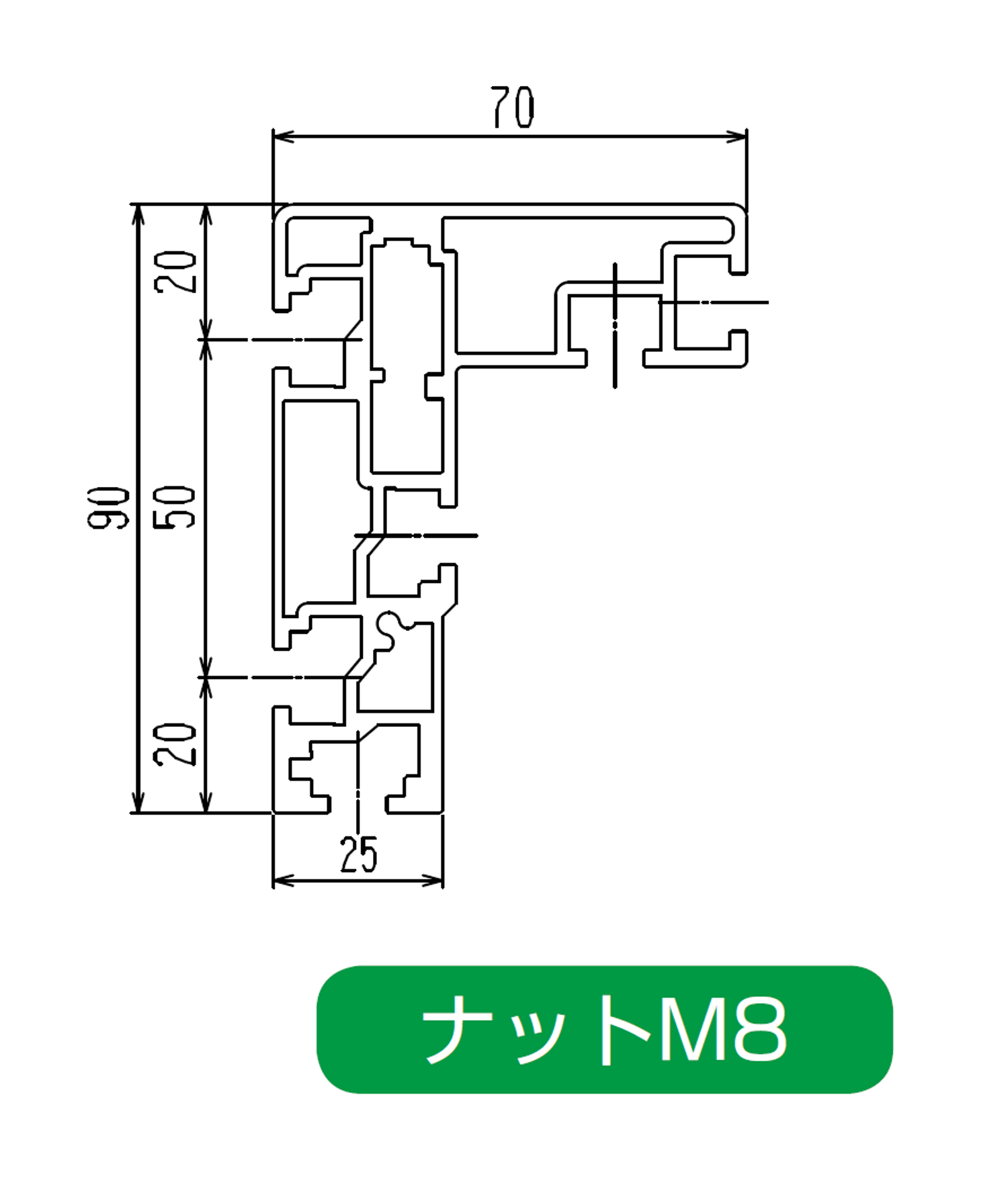 フレーム断面図-