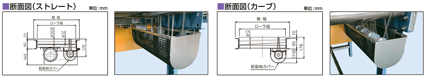 運賃見積り)(直送品)マルヤス カウンタードライブコンベヤ MCD-50-400-75-300-D-R