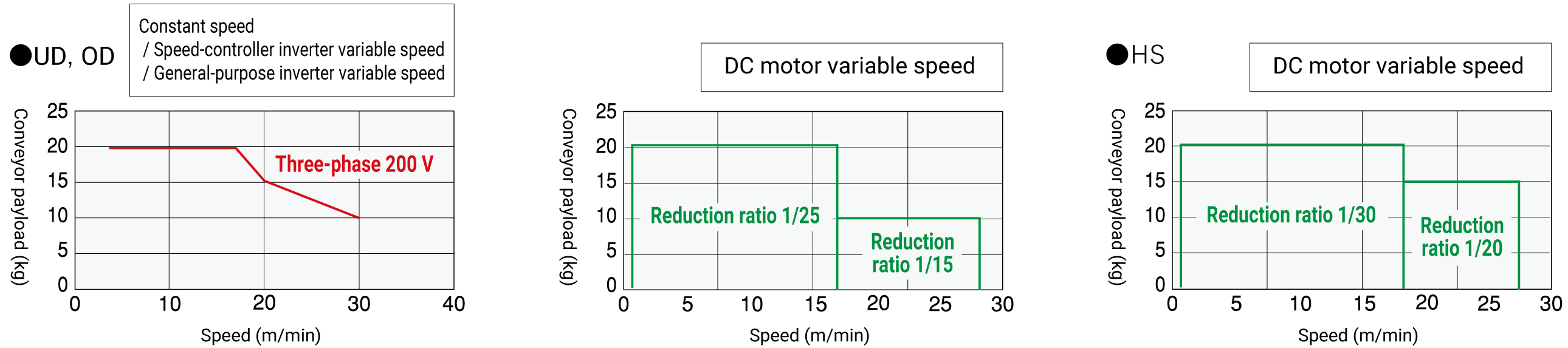 Conveyor payloads