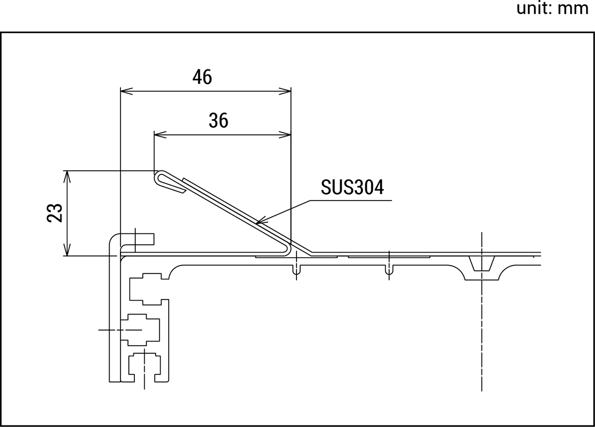 Frame cross-sections